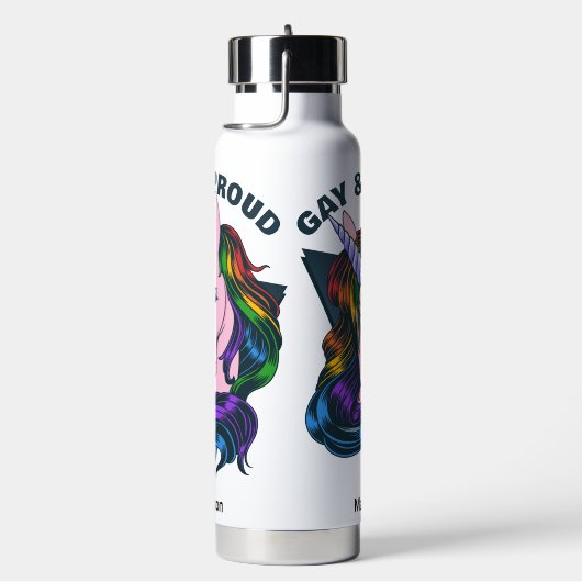 Aangepaste naam en tekstgade-eenheid waterfles (Rechts)