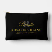 Aangepaste naam en titel met monogram - etui (Voorkant)