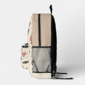 Aangepaste naam enge schooltas bedrukte rugzak (Rechts)
