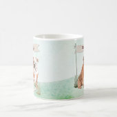 Aangepaste naam Engelse Bulldog Pet Dog Koffiemok (Center)