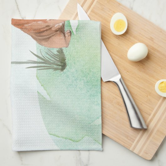 Aangepaste naam Engelse Bulldog Pet Dog Theedoek (Quarter Fold)