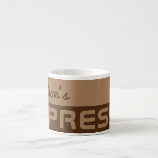 Aangepaste naam Espresso mok (Voorkant)