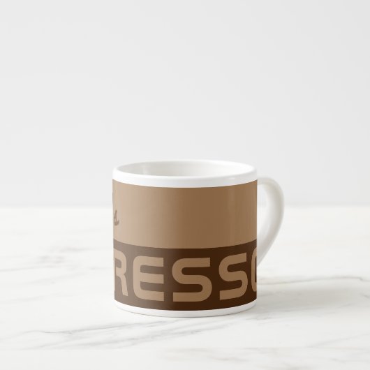 Aangepaste naam Espresso mok (Voorkant rechts)