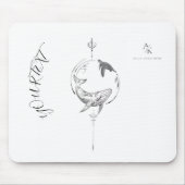 Aangepaste naam esthetisch kunstwerk muismat (Voorkant)