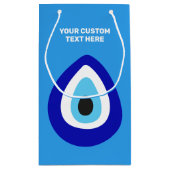 Aangepaste naam Evil Eye Nazar Amulet Klein Cadeauzakje (Achterkant)