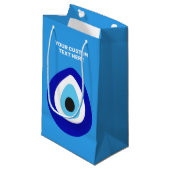 Aangepaste naam Evil Eye Nazar Amulet Klein Cadeauzakje (Voorkant Gekanteld)
