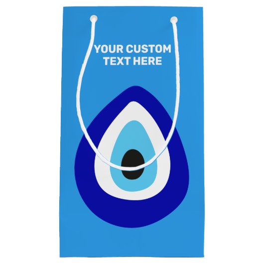 Aangepaste naam Evil Eye Nazar Amulet Klein Cadeauzakje (Voorkant)