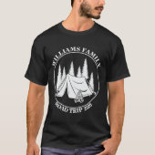 aangepaste naam familie vakantie berg Road Trip T-shirt (Voorkant)