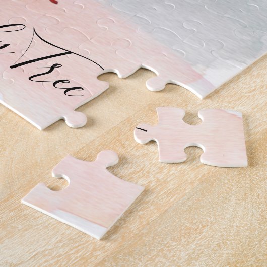 Aangepaste naam Familiestructuur Puzzle Legpuzzel (Zijkant)