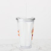 Aangepaste naam Familievakantie Zomfbalkreis Acryl Drinkbeker (Rechts)