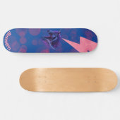 Aangepaste naam Fantasy Eenhoorn Roze Verlichting Persoonlijk Skateboard (Horizontaal)