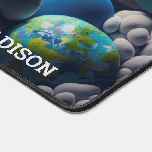 Aangepaste naam Fantasy Space Kind Bureaumat (Hoek)