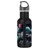 Aangepaste naam Fantasy Space Kind Waterfles (Achterkant)