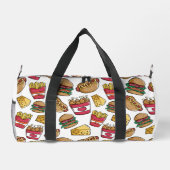 Aangepaste naam Fast Food Patroon Plunjezak (Achterkant)
