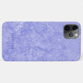 Aangepaste naam Faux Blue Marble-telefoongevallen Case-Mate iPhone Case (Achterkant (horizontaal))