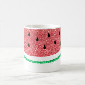 Aangepaste naam Faux Glitter Watermeloen Koffiemok (Center)