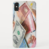 Aangepaste naam Faux Money telefoonhoesjes Case-Mate iPhone Case (Achterkant)
