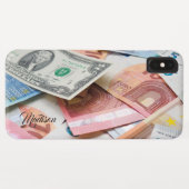 Aangepaste naam Faux Money telefoonhoesjes Case-Mate iPhone Case (Achterkant (horizontaal))