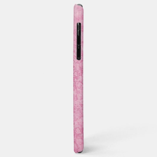 Aangepaste naam Faux Roze Marmeren telefoonhoesjes Case-Mate iPhone Case (Achterkant/links)