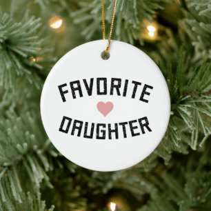Aangepaste Naam Favoriete Dochter Familie Reünie G Keramisch Ornament