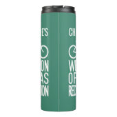 Aangepaste naam fiets en kleurtumbler thermosbeker (Achterkant)