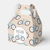 Aangepaste naam fietspatroon bedankdoosjes (Voorkant Zijde)