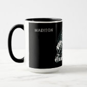 Aangepaste naam "Fight The Dead" Zombie-mokken Mok (Links)