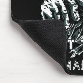 Aangepaste naam "Fight The Dead" Zombie mousepad Muismat (Hoek)