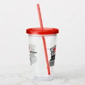 Aangepaste naam Filmtijd Acryl Drinkbeker (Links)