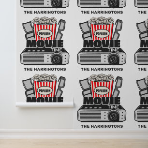 Aangepaste naam Filmtijd Behang