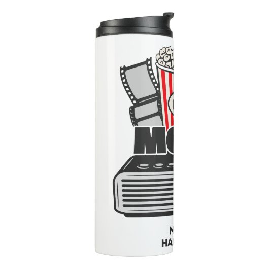 Aangepaste naam Filmtijd Thermosbeker (Gedraaid links)