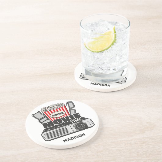 Aangepaste naam Filmtijd Zandsteen Onderzetter (Zijkant)