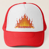 Aangepaste naam FIRE-petten Trucker Pet (Voorkant)