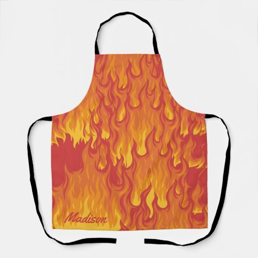 Aangepaste naam FIRE-platform Schort (Voorkant)