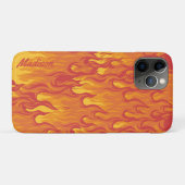 Aangepaste naam FIRE-telefoongesprekken Case-Mate iPhone Case (Achterkant (horizontaal))