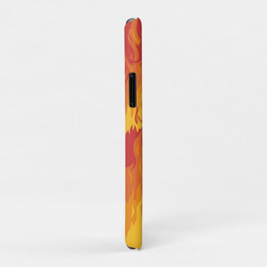 Aangepaste naam FIRE-telefoongesprekken Case-Mate iPhone Case (Achterkant/rechts)