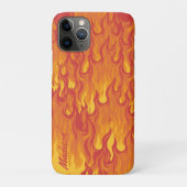 Aangepaste naam FIRE-telefoongesprekken Case-Mate iPhone Case (Achterkant)