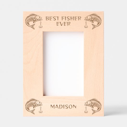 Aangepaste naam Fisher Gegraveerde Lijstjes (Voorkant)