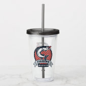Aangepaste naam Fisher tumblers Acryl Drinkbeker (Voorkant)