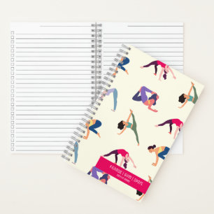 Aangepaste naam fitness gym sport trackers journal notitieboek