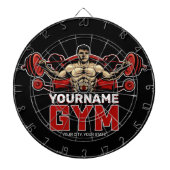 Aangepaste naam Fitness Home GYM Weight Lifting Dartbord (Voorkant)