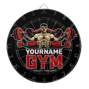 Aangepaste naam Fitness Home GYM Weight Lifting Dartbord