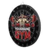 Aangepaste naam Fitness Home GYM Weight Lifting Dartbord (Voorkant Rechts)
