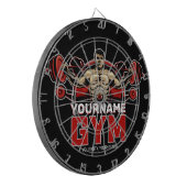 Aangepaste naam Fitness Home GYM Weight Lifting Dartbord (Voorkant Links)