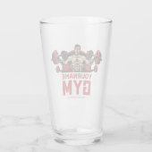 Aangepaste naam Fitness Home GYM Weight Lifting Glas (Achterkant)