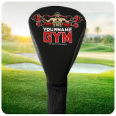 Aangepaste naam Fitness Home GYM Weight Lifting Golfheadcover