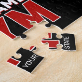 Aangepaste naam Fitness Home GYM Weight Lifting Legpuzzel (Zijkant)