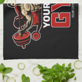 Aangepaste naam Fitness Home GYM Weight Lifting Theedoek (Gevouwen)