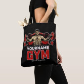 Aangepaste naam Fitness Home GYM Weight Lifting Tote Bag (Dichtbij)