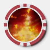 Aangepaste naam Flame Poker Chips (Voorkant)